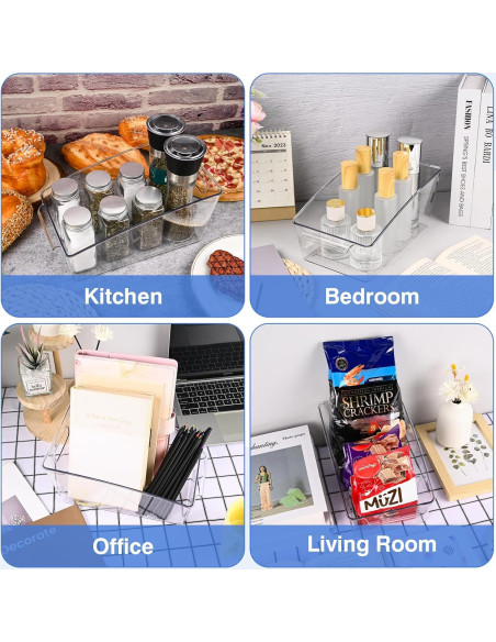 Paquete de 2 Organizadores de Almacenamiento Hiitytin 25.9x17 cm