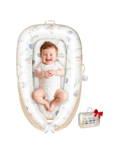 Cuna para Bebés Globo - Portátil, Suave y Transpirable 0-24 Meses