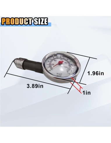 Medidor de Presión de Neumáticos JOYCOURT 0-7 Bar 2PCS