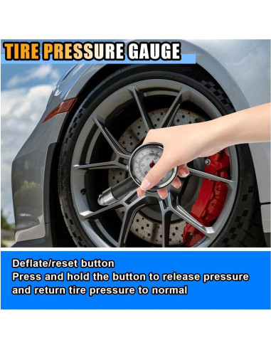 Medidor de Presión de Neumáticos JOYCOURT 0-7 Bar 2PCS