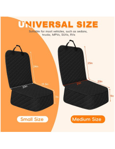 Funda de Asiento para Perro Tuwubi Beige Impermeable S 2