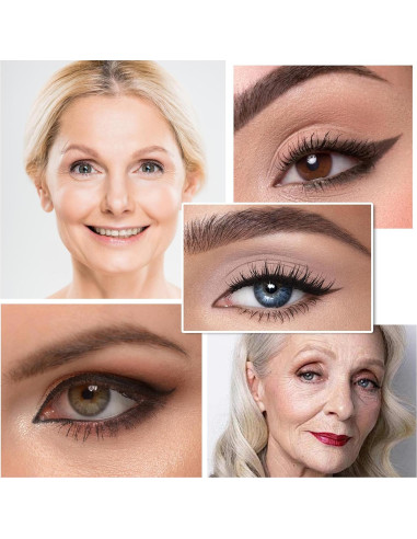 Lápiz de Gel para Ojos Erinde 02 Marrón Impermeable 9g