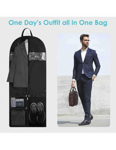 Bolsa de Ropa para Viaje EASYSO 152 cm Resistente con Ventanas