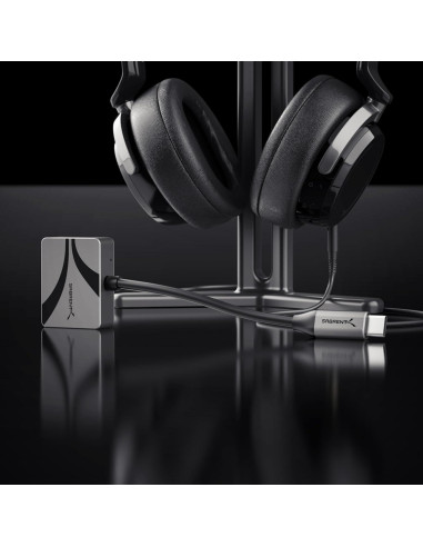 Adaptador de Audio USB-C a 3.5mm SABRENT 100W PD 24-bit 96KHz