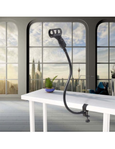 Soporte de Micrófono Flexible Saycker 33 cm Ajustable Negro 2