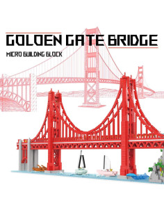 Juego de Bloques Micro Puente Golden Gate 3800 Piezas 2