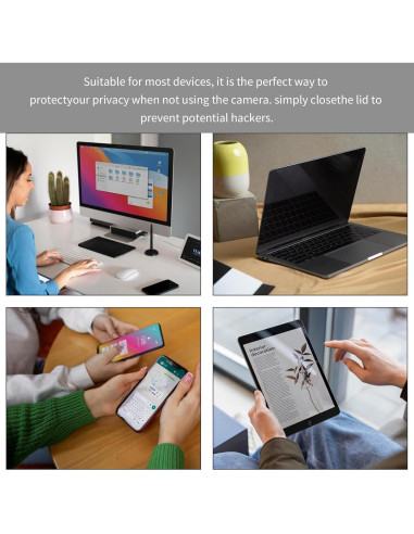 Cubiertas de Lente de Cámara para Portátiles, iPads y MacBooks - 18 Piezas