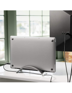 Soporte Vertical BookArc Twelve South para MacBook Plata 2
