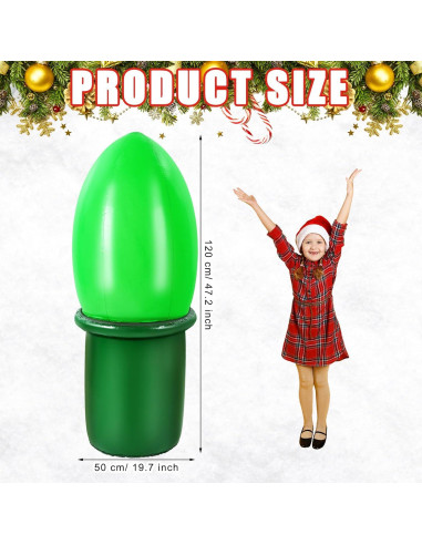 Adornos Inflables de Navidad Leyndo 5 Pcs 50x120 cm PVC