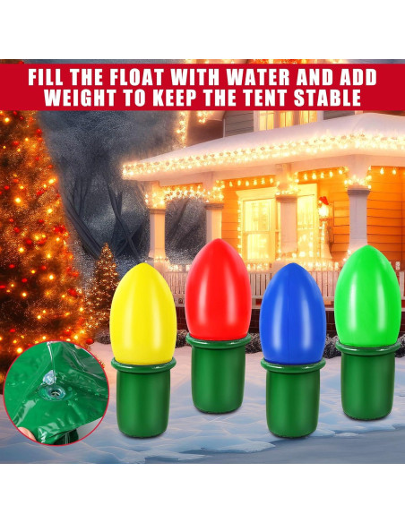 Adornos Inflables de Navidad Leyndo 5 Pcs 50x120 cm PVC