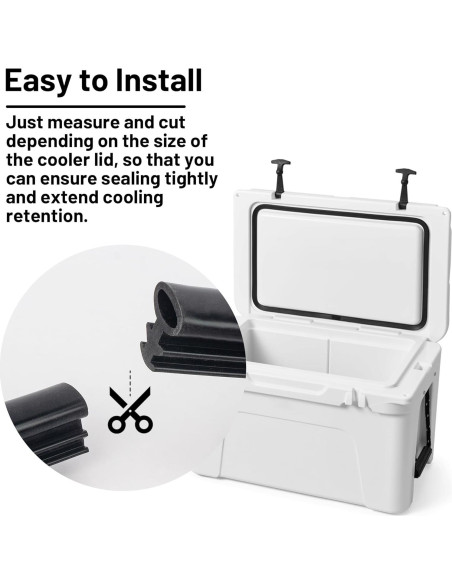 Junta de Tapa de Enfriador Omoojee 1.83 m Compatible Yeti/RTIC