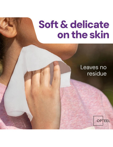Toallitas Corporales Gruesas OPTEEL 80ct Sin Enjuague