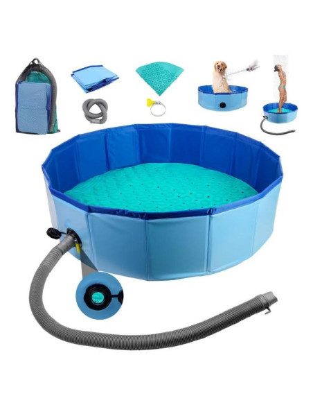 Bandeja de Ducha Portátil Camkinger con Alfombrilla Antideslizante