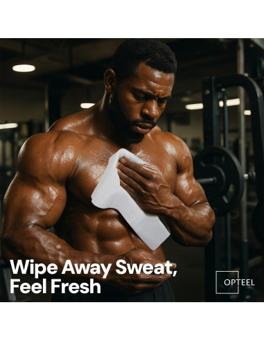 Toallitas Corporales Gruesas OPTEEL 80ct Sin Enjuague