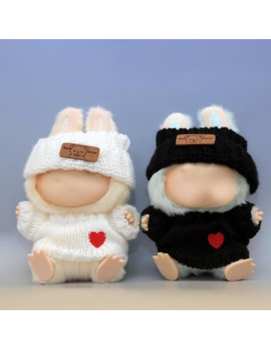 Conjunto Atuendo Fit LBB Suéter Corazón Bordado Azul