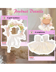 Accesorios de Ropa para Muñecas 17cm WALLFID - Sueño de Hada 2