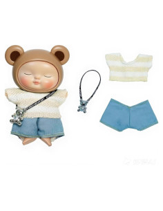 Conjunto Ropa para Muñecas 17cm - Suéter y Jeans Algodón