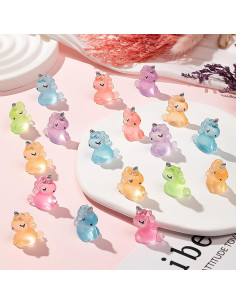 60 Unicornios Miniatura Luminosa HFAYDZSW para Decoración 2