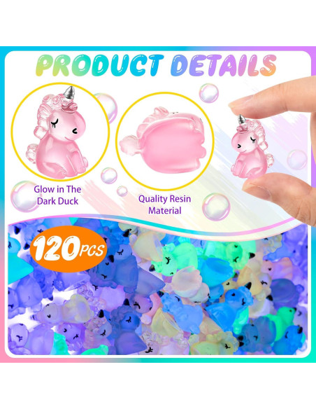 60 Unicornios Miniatura Luminosa HFAYDZSW para Decoración