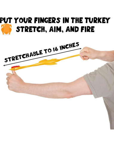 12 Juguetes de Dedo Pollo Lanzador Jishi para Niños
