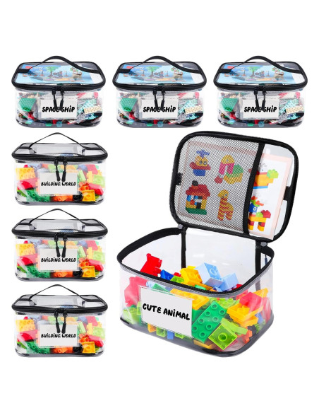 Bolsa Organizador de Juguetes Tesuko 6PCS PVC Impermeable