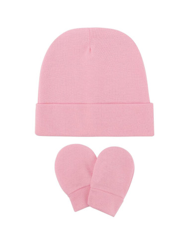 Conjunto Gorro y Manoplas Bebé AQOKKA 0-6 Meses Algodón