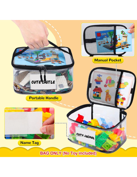 Bolsa Organizador de Juguetes Tesuko 6PCS PVC Impermeable