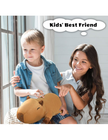 Peluche Capibara Pesado Finebee 25 cm 0.36 kg Suave
