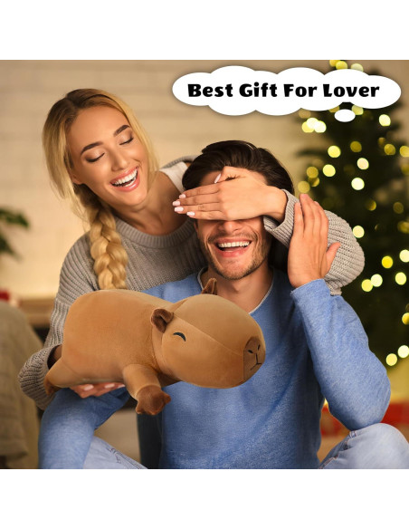 Peluche Capibara Pesado Finebee 25 cm 0.36 kg Suave