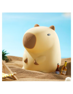 Luz Nocturna Capibara ATSUI LED Silicona Regulable 2 Niveles