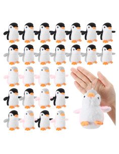 Mini Llave de Peluche Pingüino Motionchic - 30 Unidades 13 cm
