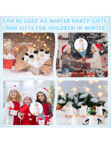 Mini Llave de Peluche Pingüino Motionchic - 30 Unidades 13 cm