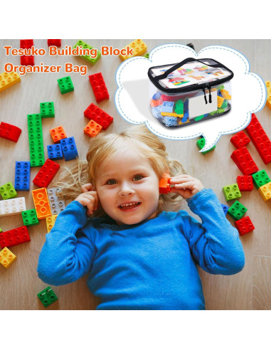 Bolsa Organizador de Juguetes Tesuko 6PCS PVC Impermeable