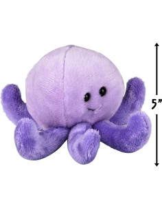 Juguete de Peluche Pulpo Weez Morado Rhode Island Novelty 12.7 cm 2
