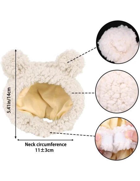 Diadema de Oso para Mascotas JOICEE - Accesorio Suave Ajustable