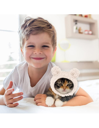 Diadema de Oso para Mascotas JOICEE - Accesorio Suave Ajustable