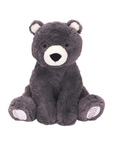 Oscar Oso de Peluche Lambs & Ivy 25.4 cm Gris Carbón