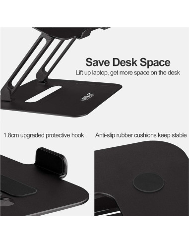 Soporte Ajustable para Laptop Urmust X1 Negro 10-17"
