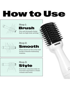 Cepillo Secador Trademark Beauty Easy Blo 4 en 1 - Blanco 2