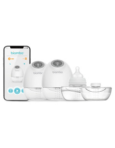 Bomba de Pecho Eléctrica Biamba Doble 180ml Control App