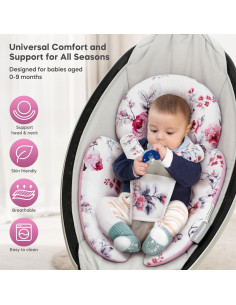 Inserto Infantil Mamatepe Rosa Blush para 4moms y Graco 2