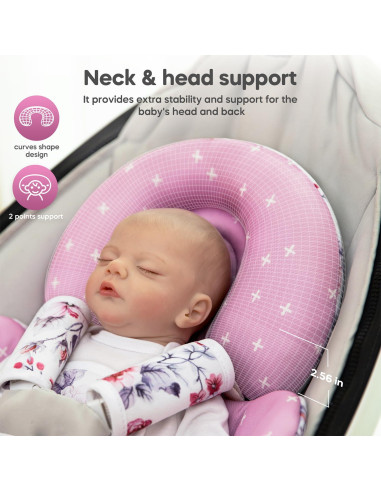 Inserto Infantil Mamatepe Rosa Blush para 4moms y Graco