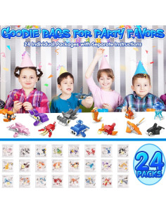 24 Paquetes de Juguetes de Animales Marinos Demkia 24en1 2