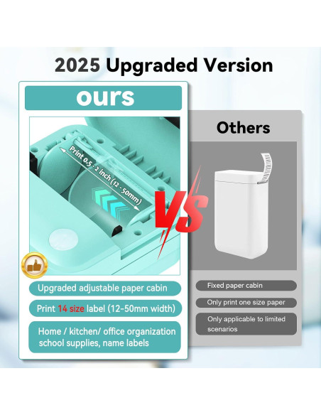 Impresora de Etiquetas Bluetooth INVISEN D1-New 12-50mm Impresora de Etiquetas Bluetooth INVISEN D1-New 12-50mm