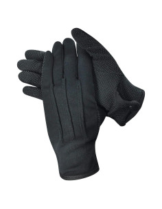 Guantes de Algodón Antideslizantes para Adultos - Negro