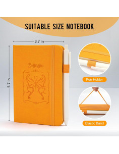 Paquete de 8 Cuadernos A6 Oucaru Colores de Caramelo 2