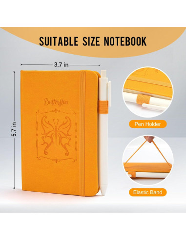 Paquete de 8 Cuadernos A6 Oucaru Colores de Caramelo