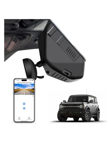 Cámara Dash 4K Mangoal para Ford Bronco 2021-2024, WiFi, 64GB