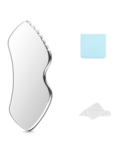 Herramienta Gua Sha de Acero Inoxidable ZminRN - Masaje Facial