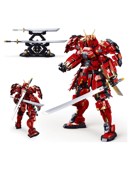 Conjunto de Bloques Samurai Mech BDXEJV 923 Pcs 33x36x20cm Conjunto de Bloques Samurai Mech BDXEJV 923 Pcs 33x36x20cm